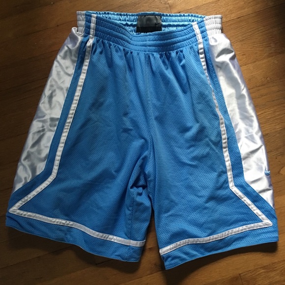 columbia blue nike shorts